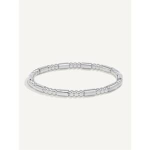 NEW SECRET BOX women's estate hinged bracelet in silver